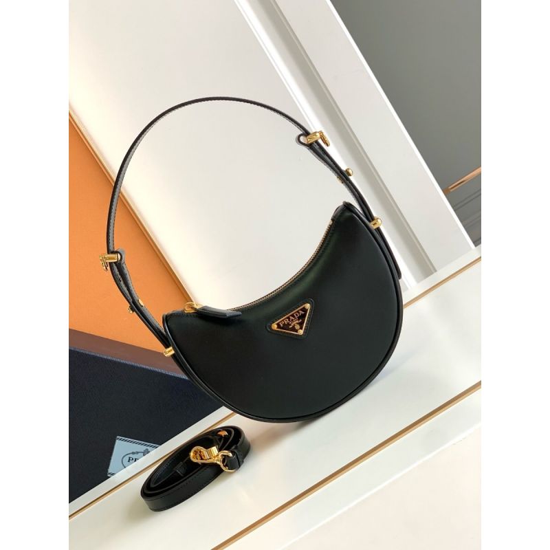 Prada Arqué leather mini shoulder bag