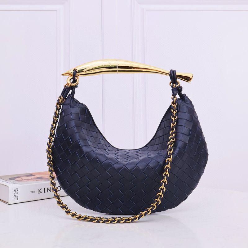 Bottega Veneta Sardine Chain Bag-Space blue