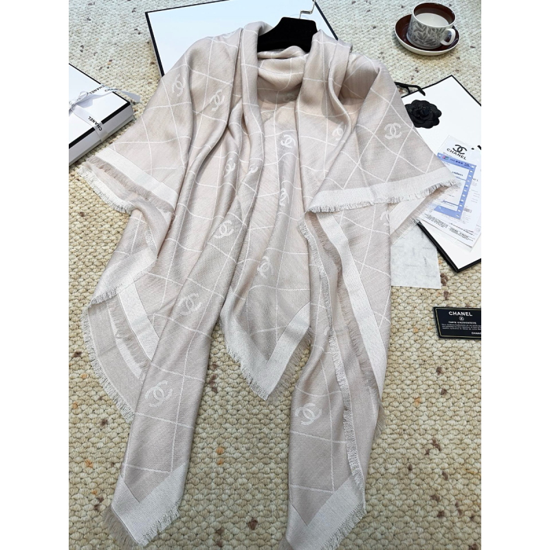 Chanel Silk and Wool Shawl 