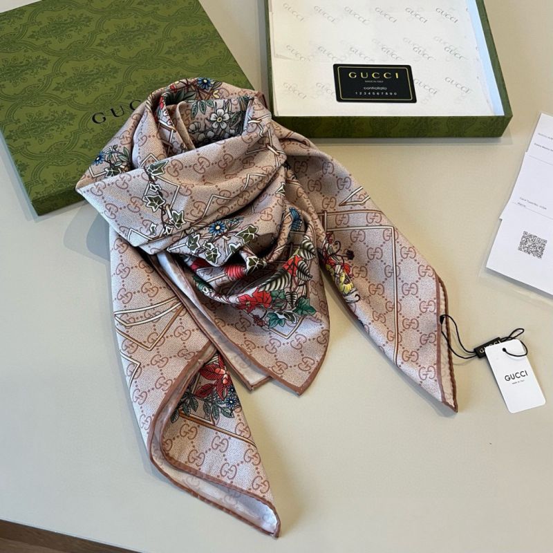 Gucci Silk Square Scarf 90