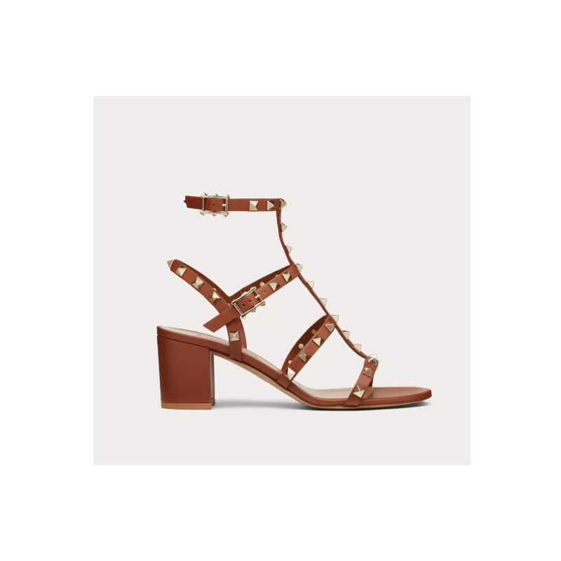 Valentino Rockstud Calfskin sandal 6cm, Size 35-41