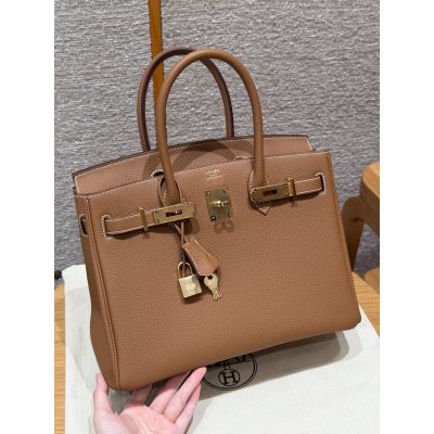 Gold Togo Birkin 30 Gold Hardware