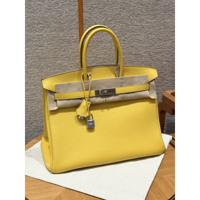 Lime Togo  Birkin 35 Palladium Hardware