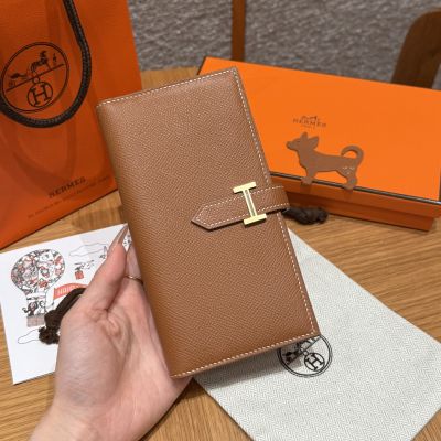 Gold Swift Bearn Long Wallet Gold Hardware