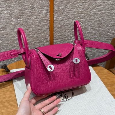 Rose Purple Clemence Mini Lindy Palladium Hardware