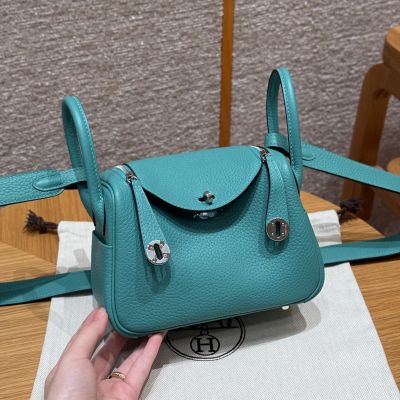 Vert Verone Clemence Mini Lindy Palladium Hardware