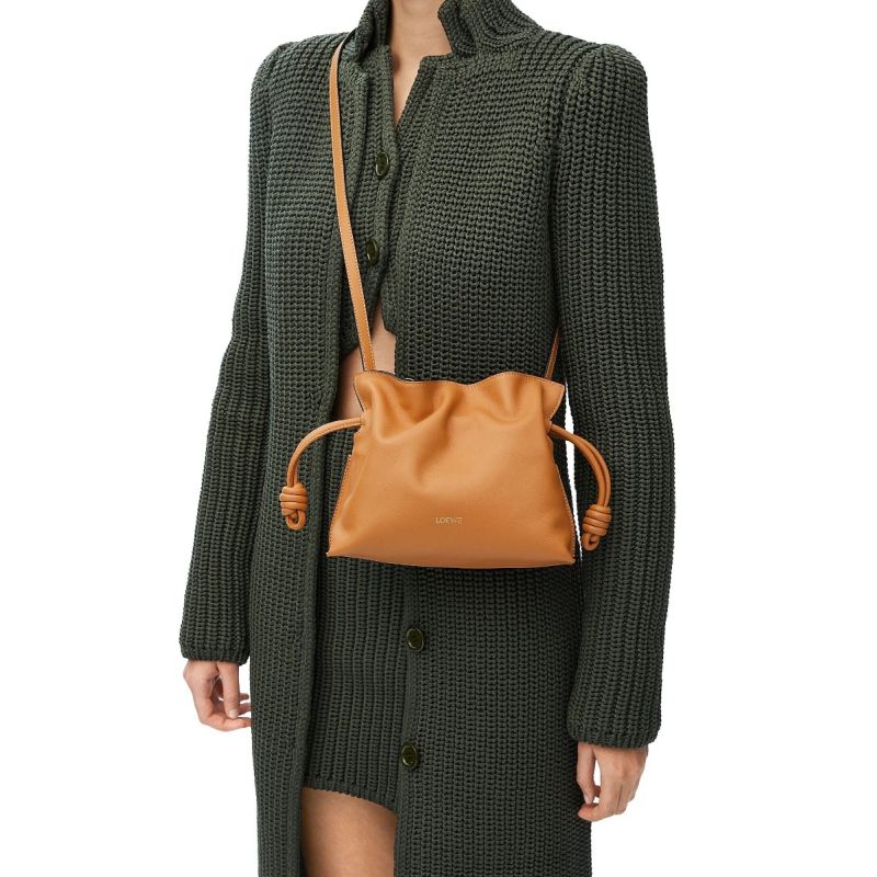 Loewe Mini Flamenco Bag-Sand