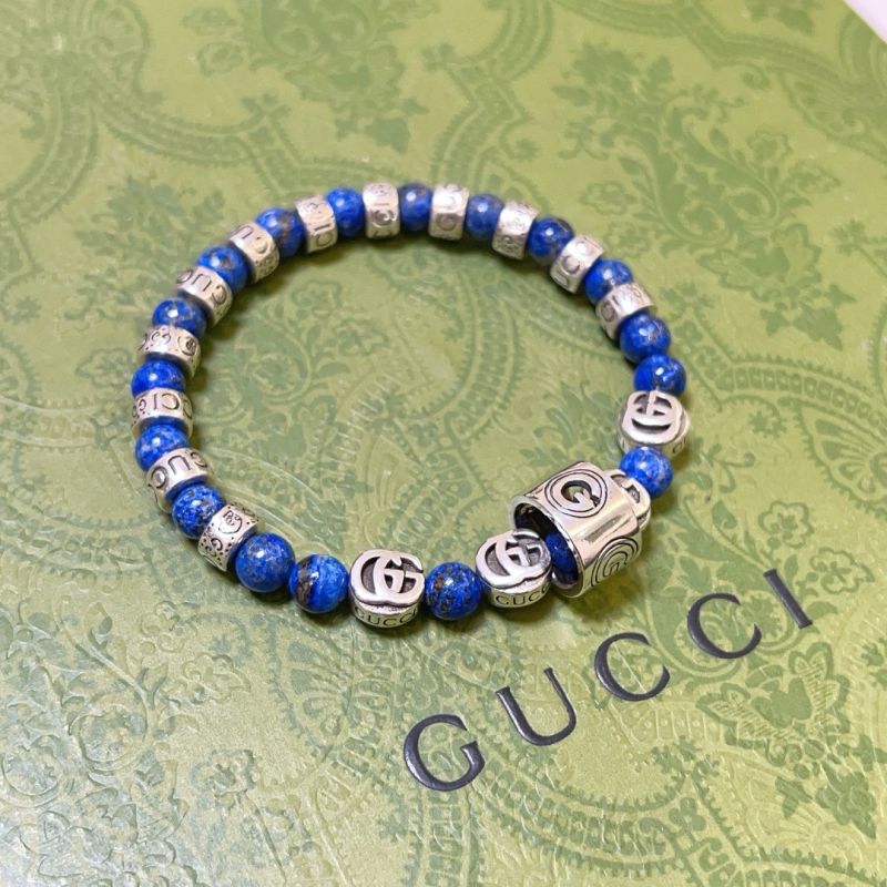 Gucci Silver and Agate Bracelet