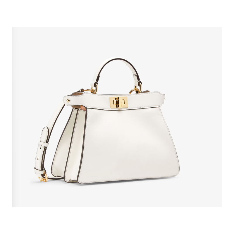 Fendi Peekaboo Iseeu Small Bag -White