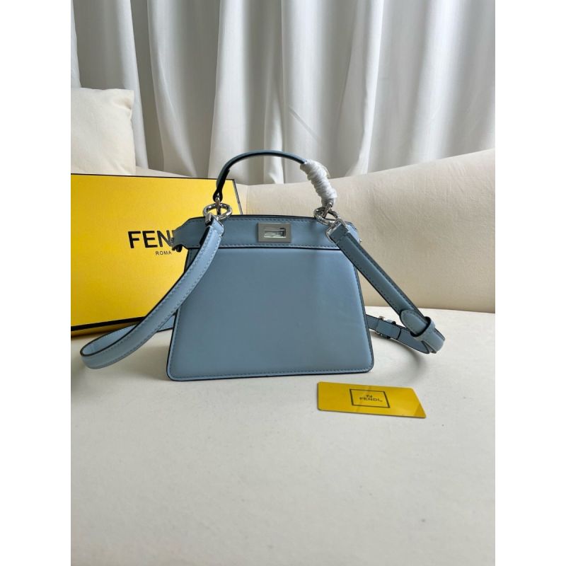 Fendi Peekaboo ISeeU Petite Bag -Light blue