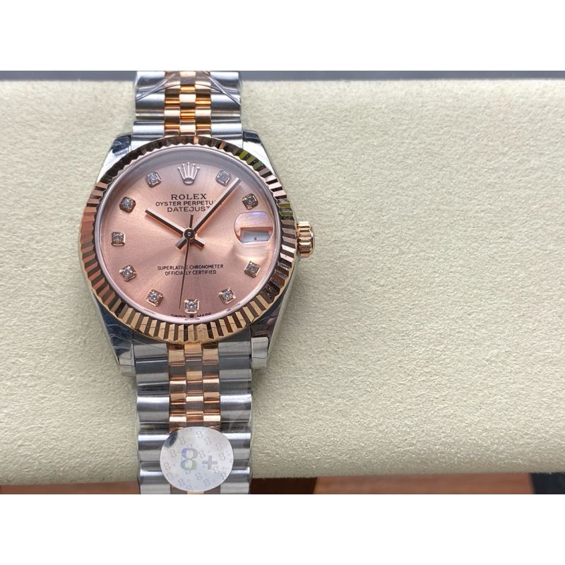 Rolex Lady Datejust 28mm, 31mm, Oystersteel, Diamonds , 18k rose gold