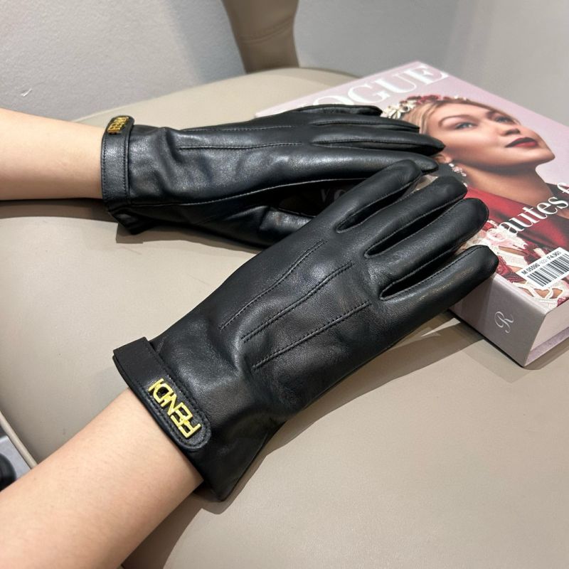 Fendi leather Gloves