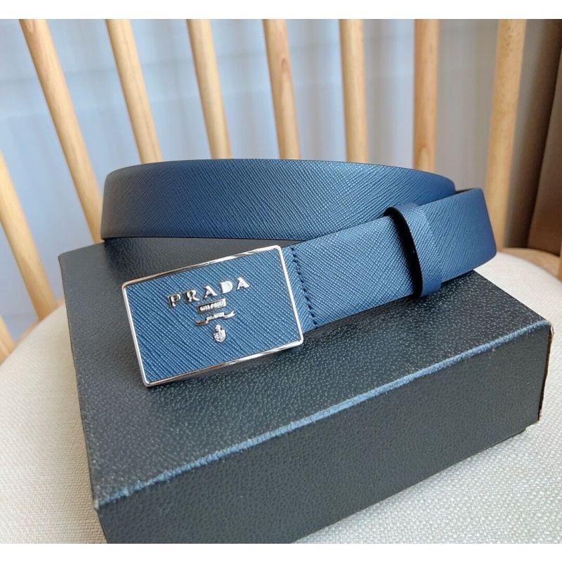 Prada Saffiano Belt 3.5cm for Men